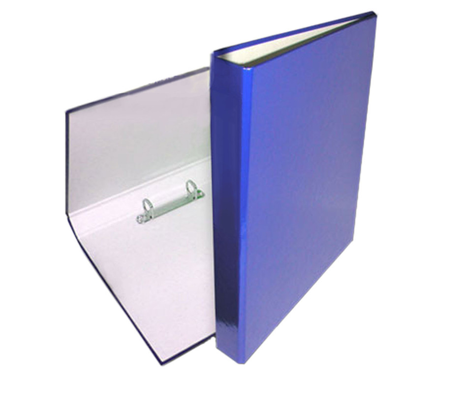 Папка з кільцями iTEM356, 2 кільця, А4, 25 мм, PP-покриття, синя